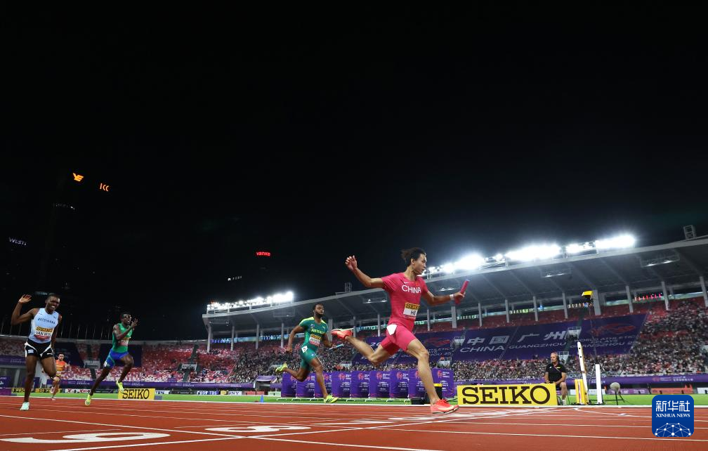田径——世界接力赛：中国队获得东京世锦赛男子4x100米接力参赛资格