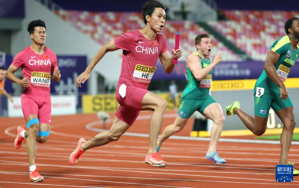 田径——世界接力赛：中国队获得东京世锦赛男子4x100米接力参赛资格