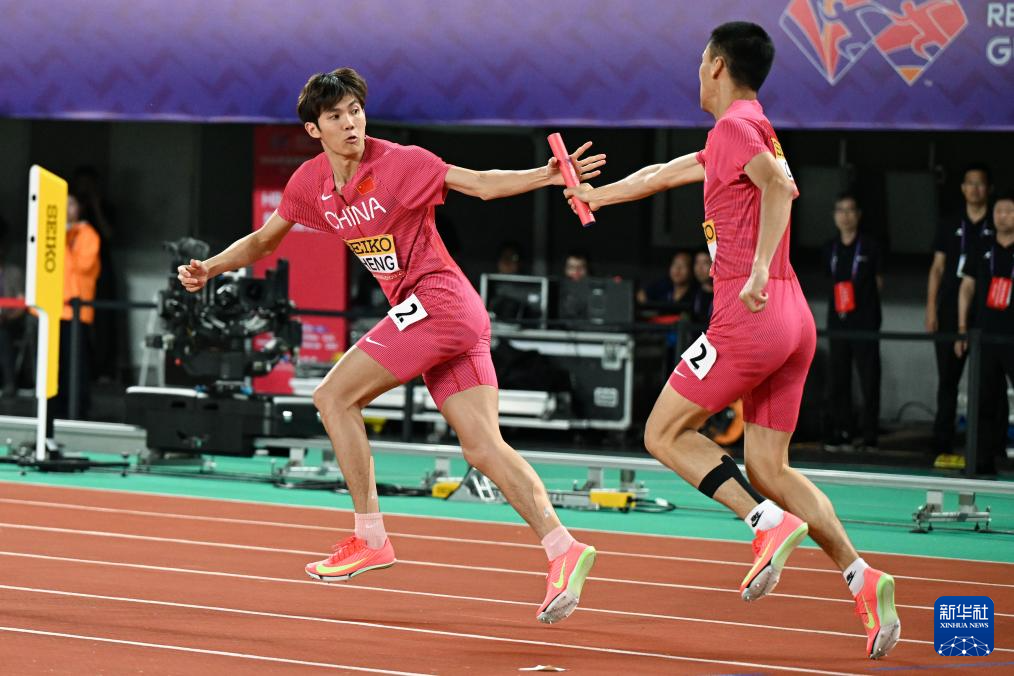 田径——世界接力赛：中国队获得男子4x400米接力第八名
