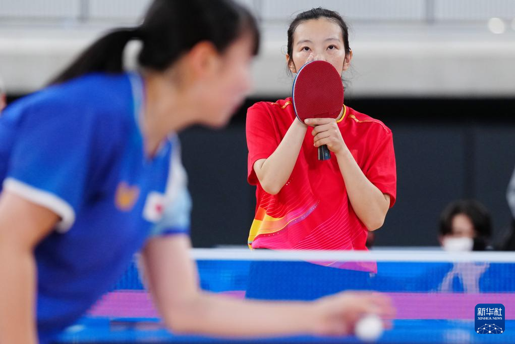乒乓球——东京夏季听障奥运会：中国队夺得女团冠军