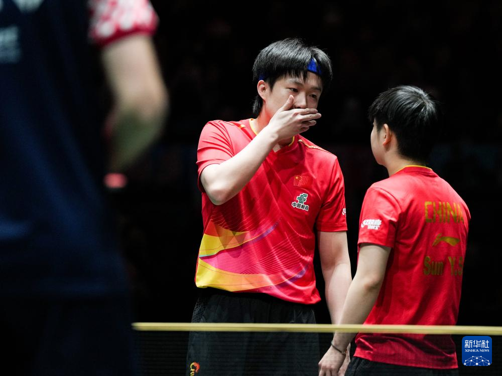 乒乓球——混合团体世界杯：中国队胜克罗地亚队