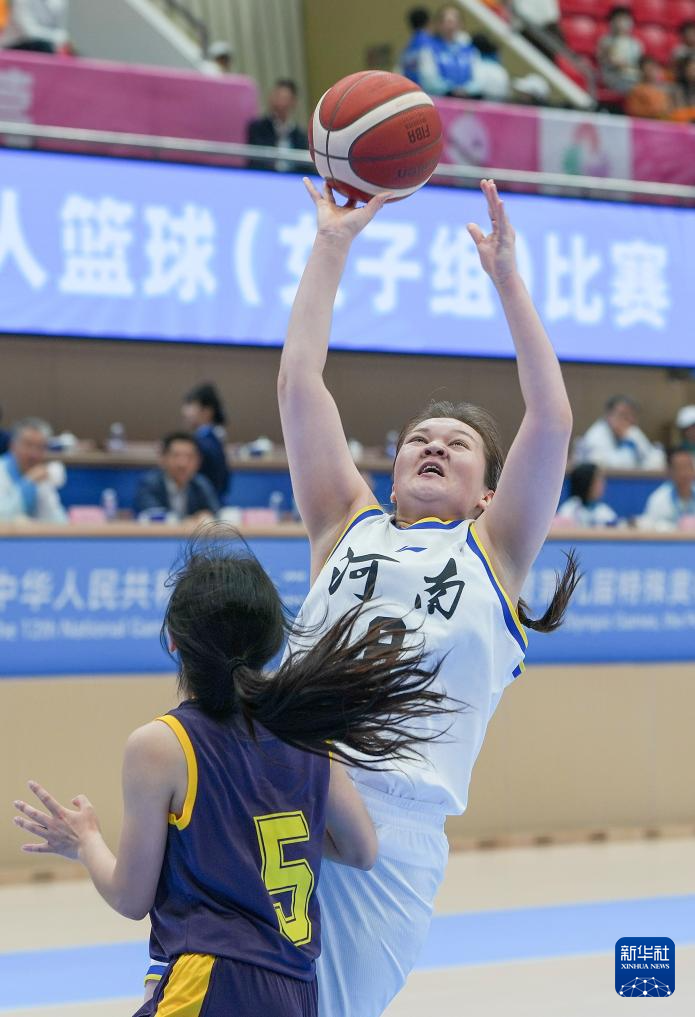 全国残特奥会｜聋人篮球女子组：河南队胜天津队