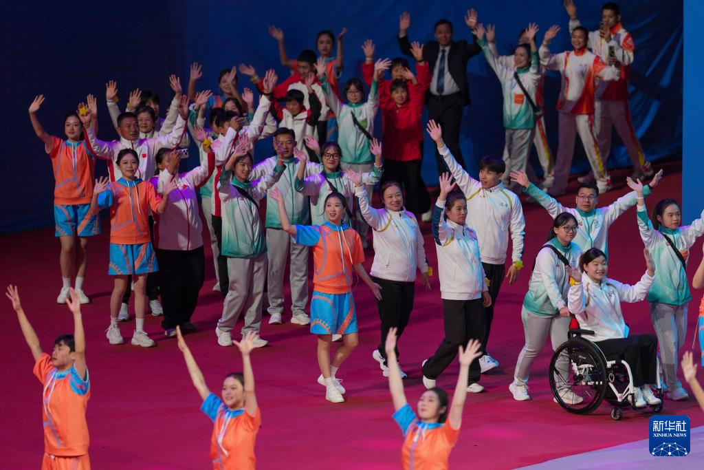 全国第十二届残运会暨第九届特奥会闭幕