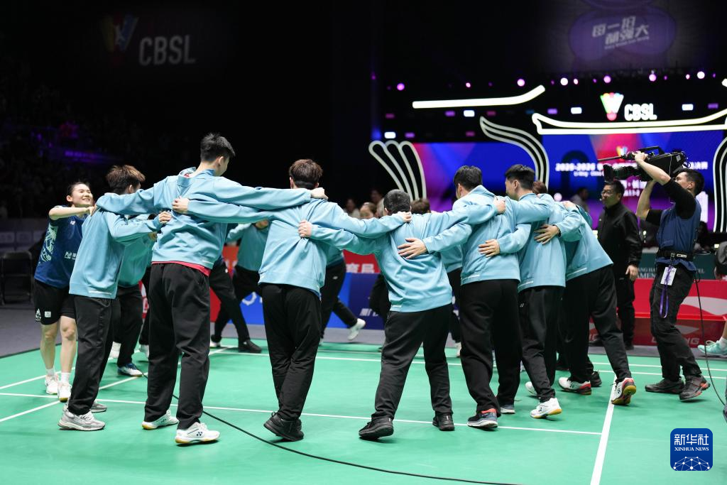 羽毛球——中国俱乐部超级联赛:厦门银行队获冠军