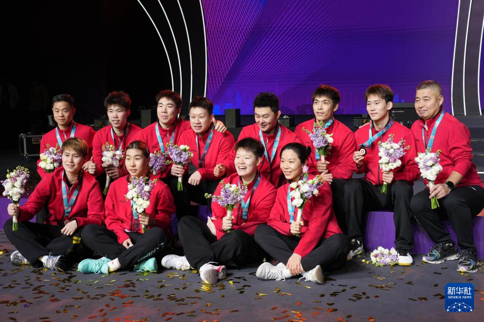 羽毛球——中国俱乐部超级联赛:厦门银行队获冠军