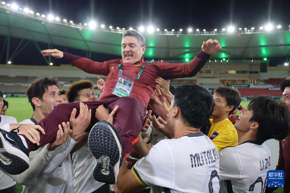 足球——U23亚洲杯:中国队晋级决赛