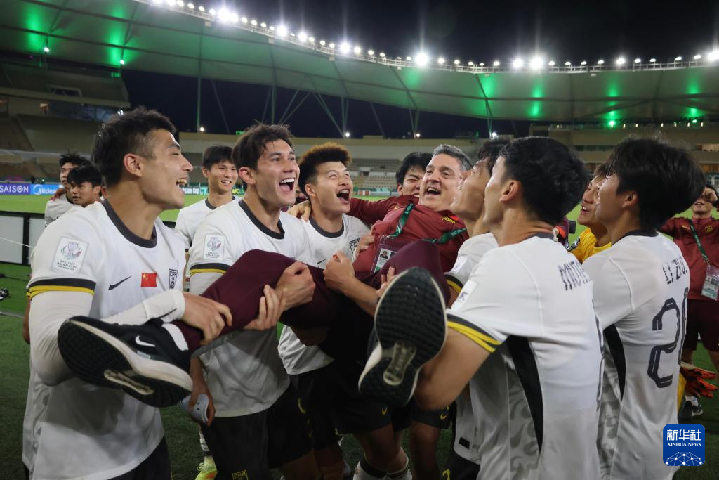 足球——U23亚洲杯:中国队晋级决赛