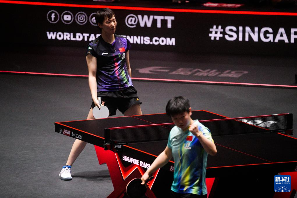 WTT新加坡大满贯:孙颖莎夺得女单冠军