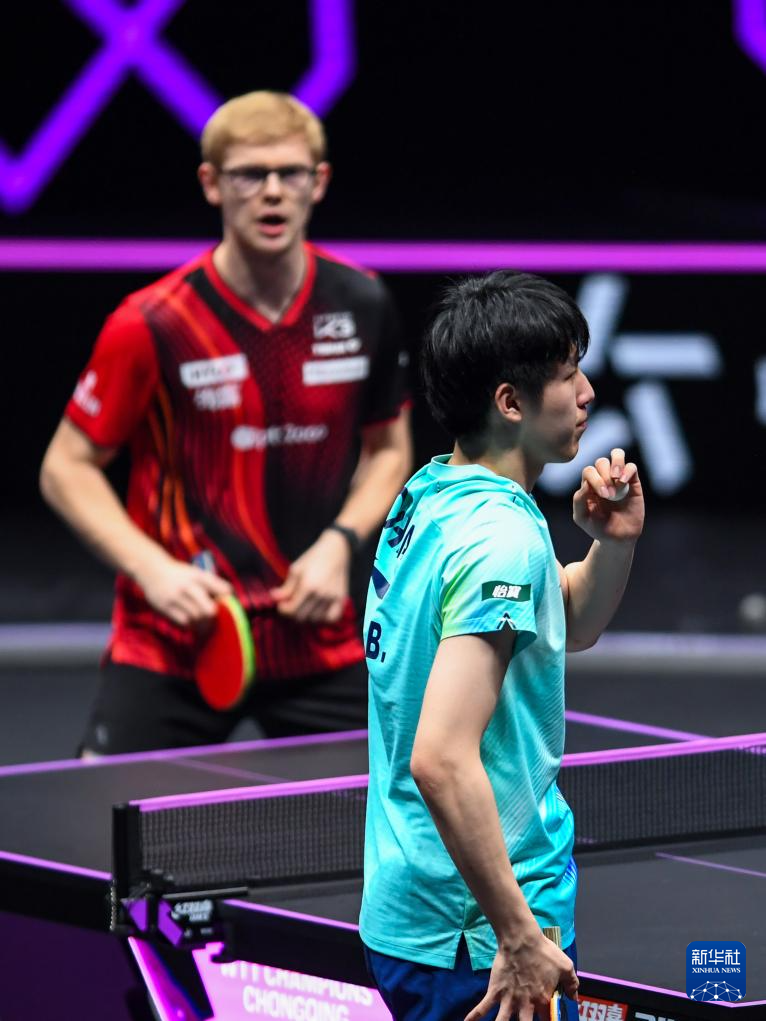 WTT重庆冠军赛:温瑞博获得男单亚军