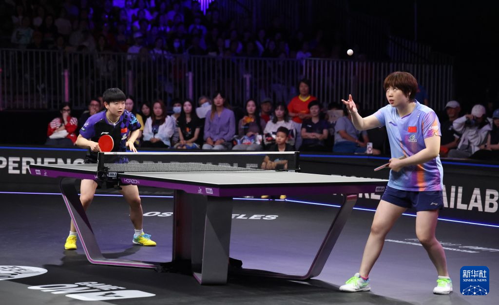乒乓球——WTT美国大满贯:孙颖莎夺得女单冠军