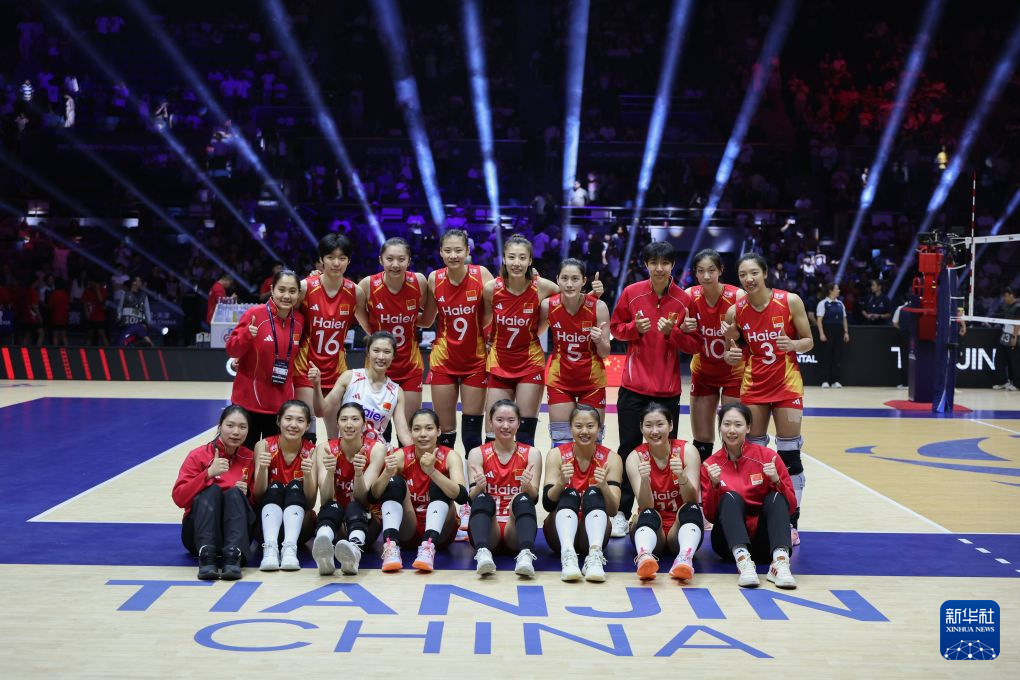 亚洲女排锦标赛:中国队胜伊拉克队