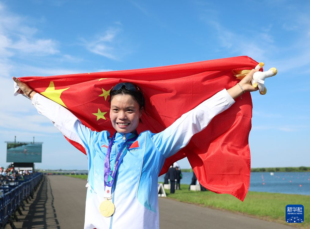 亚运会丨赛艇——女子单人双桨:中国选手张欣雨夺冠