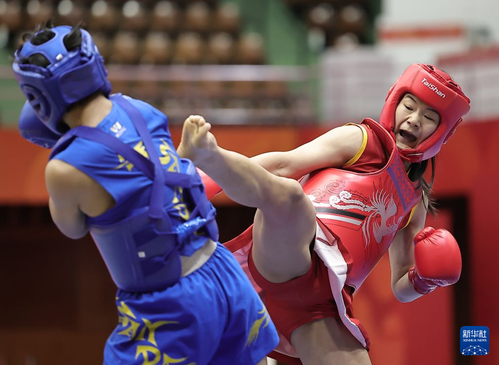 亚运会丨武术——张晓雨夺得女子散打60公斤级冠军